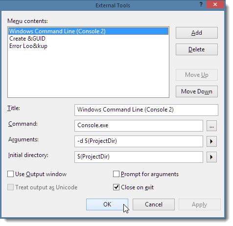 AddExternalTool AddExternalTool
