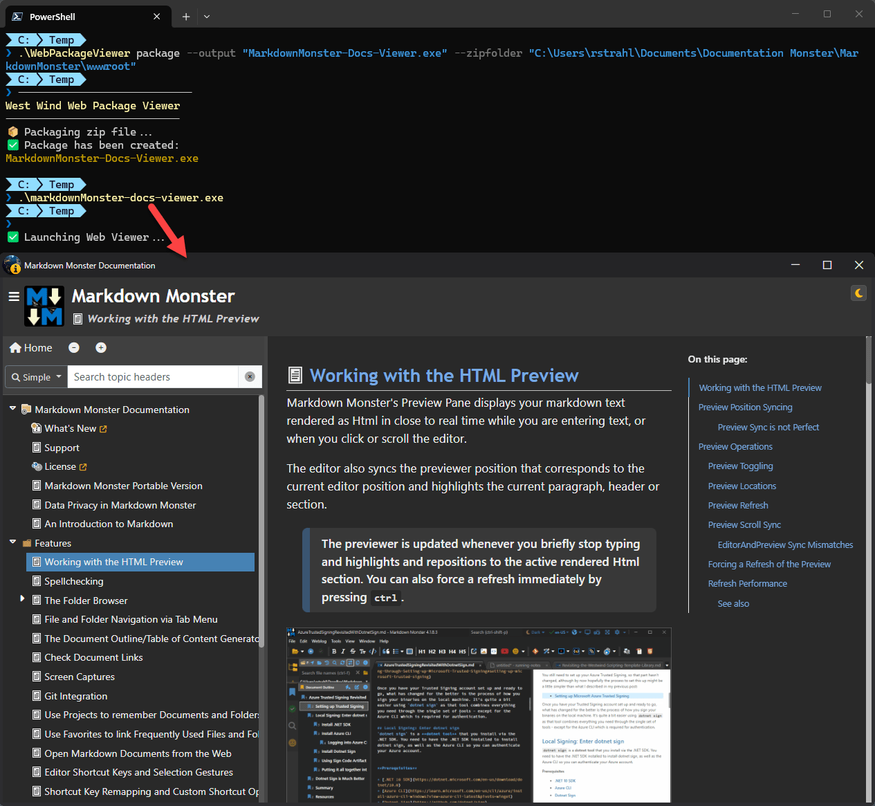 Cli Running The Packager