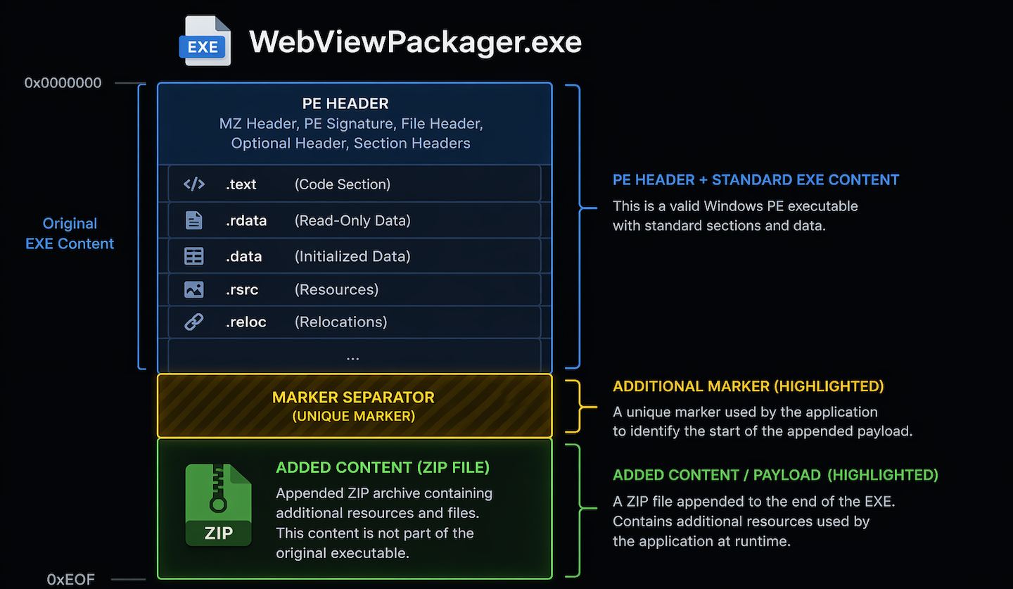 Windows Exe With Additional Payload