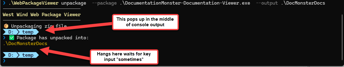 Console Fail