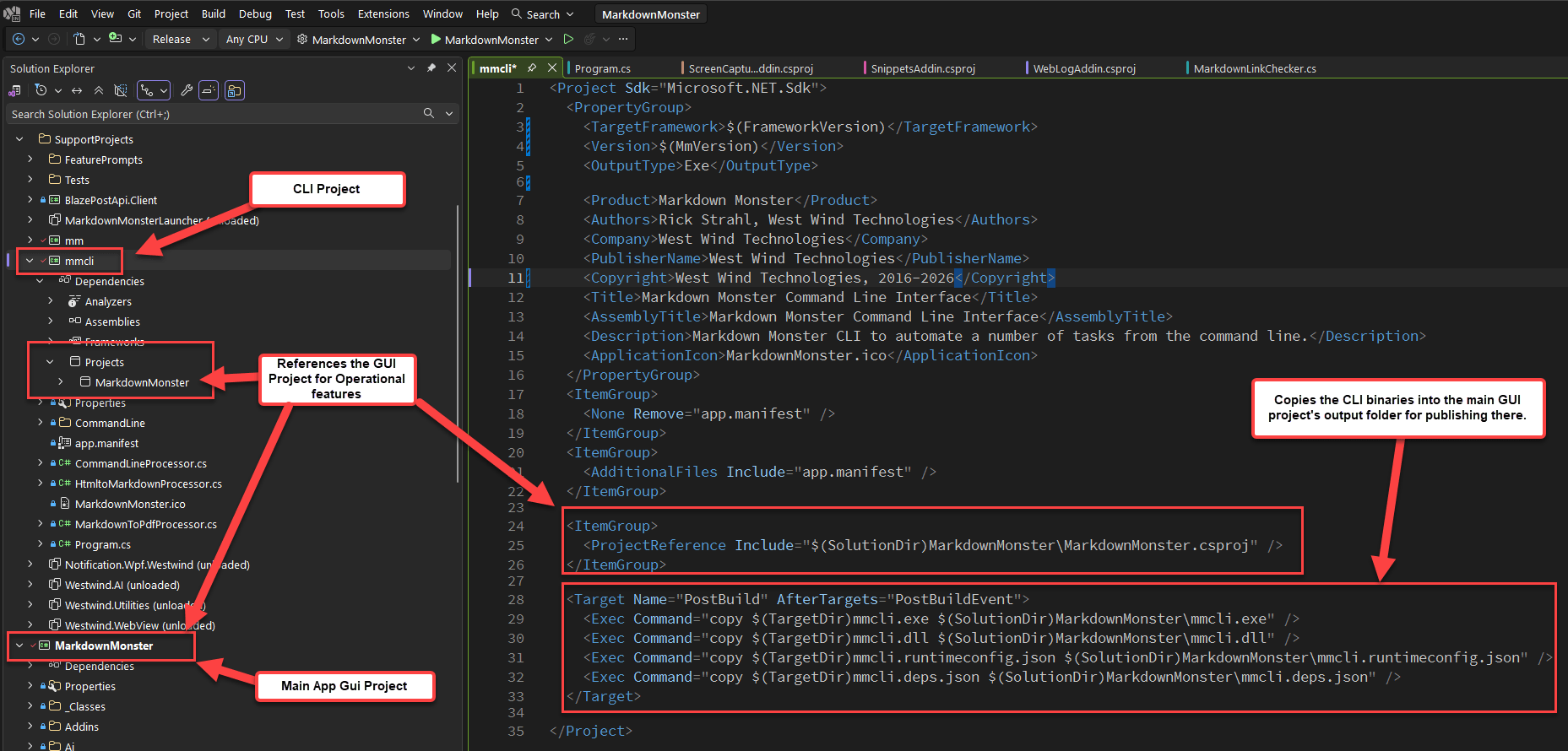 Markdown Monster And CLI Project Setup