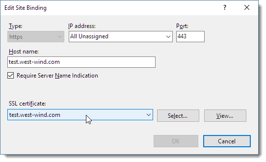 add ssl certificate to iis powershell