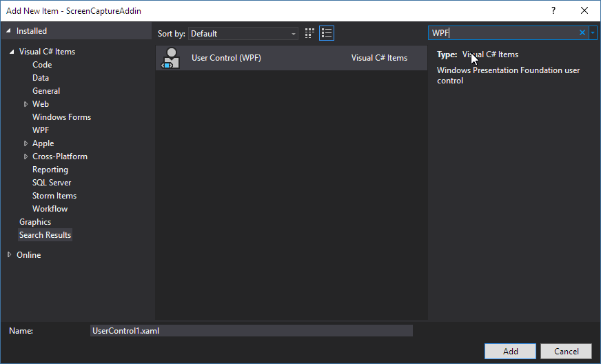 Visual studio xaml. WPF Visual Studio. Создание окна на языке XAML. USERCONTROL WPF. Visual WPF окно покупки.