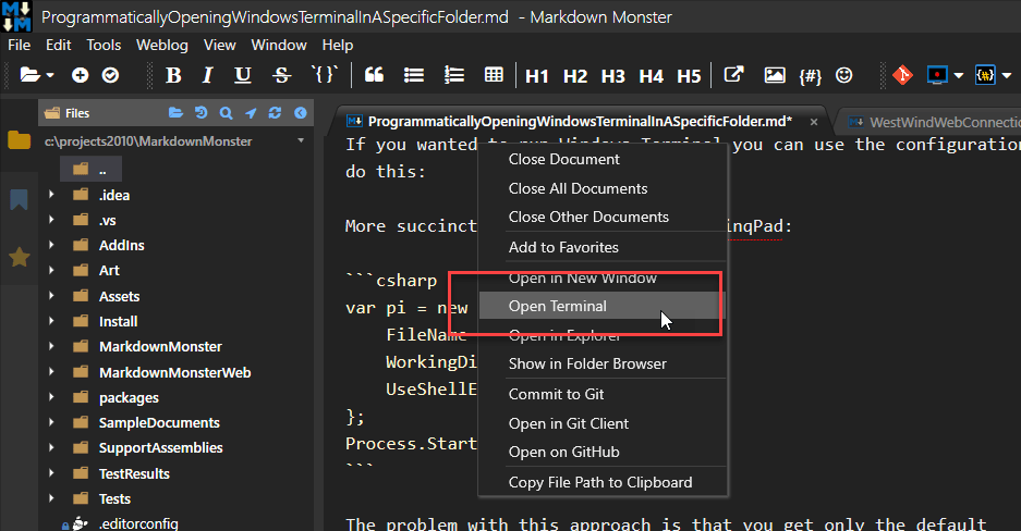 download the new version for windows Markdown Monster 3.0.0.14
