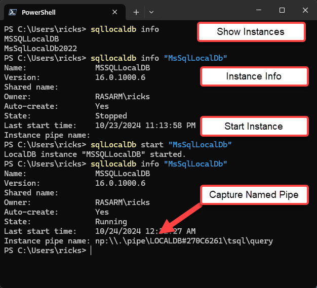 Start Local Db