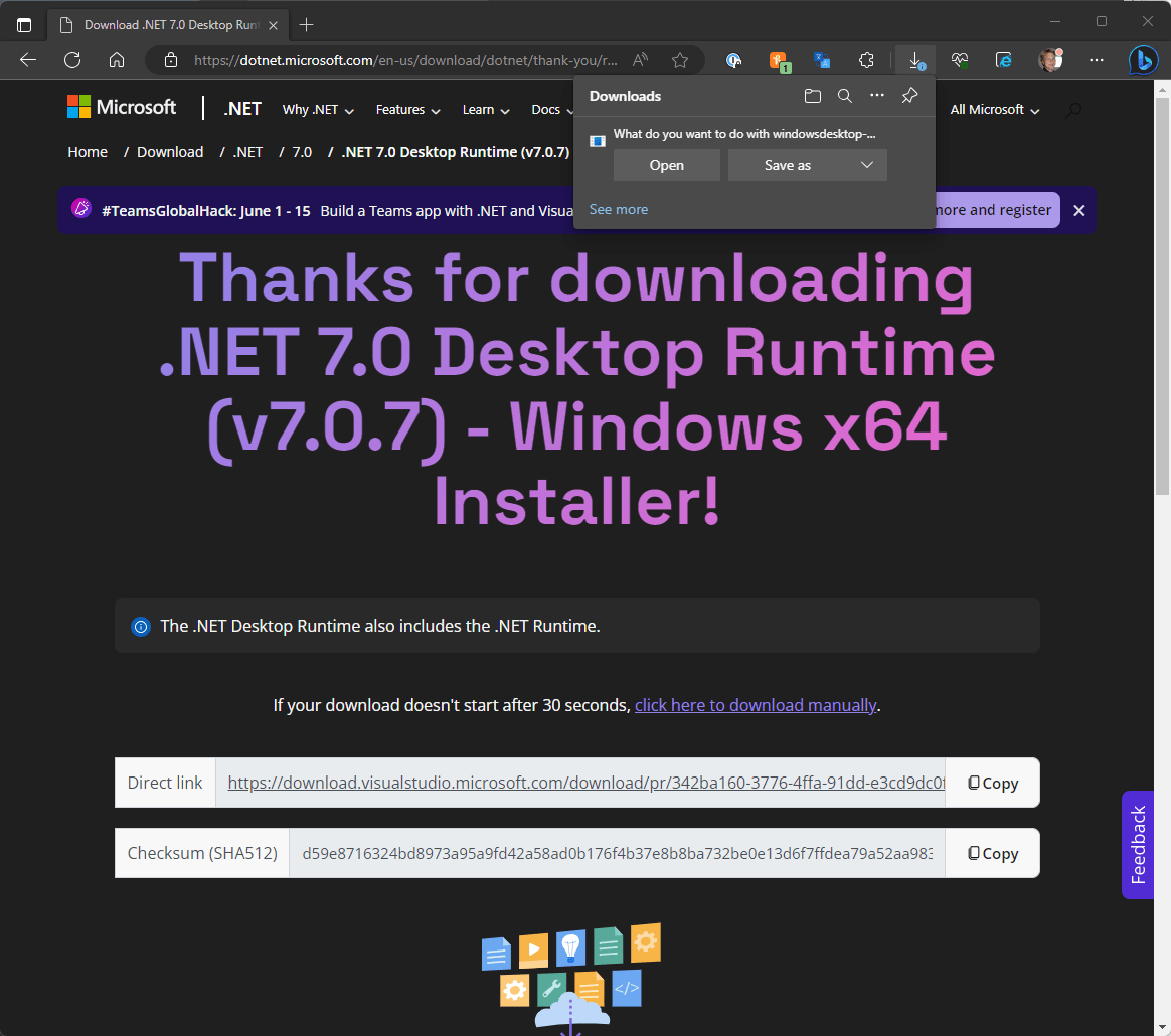 Dotnet Desktop Runtime Download Page